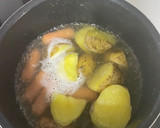 蒸しジャガイモのポトフ風煮込み作り方2写真