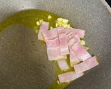 キャベツのガリバタベーコン炒め作り方1写真