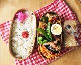 弁当★ナス+ちくわ+ソーセージ梅ゴマぽん作り方5写真