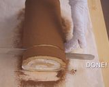 ティラミス風シフォンロールケーキ※動画有作り方30写真