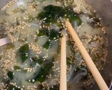 韓国のり☆もやし☆わかめのお味噌汁作り方5写真