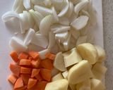 【バター】炒めないカレー　作り方1写真