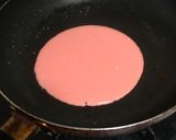 ピンク色のホットケーキ作り方3写真
