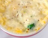 レンジで作る冷凍餃子と野菜のココット作り方4写真
