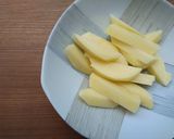 オクラとじゃが芋のお味噌汁♪作り方1写真