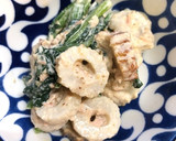 小松菜とツナの胡麻マヨ和え作り方4写真