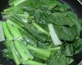 夏バテ予防は、小松菜のレモンオイスター味作り方1写真