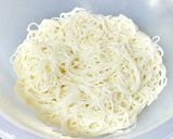 豚バラとねぎ塩にんにくの素麺作り方5写真