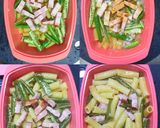 ベーコンと青唐辛子のレンジでパスタ作り方9写真