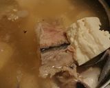 鯖の水煮缶まるごと汁※明日葉汁※鯖汁作り方3写真