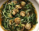 ベビー帆立と水菜のサッと煮作り方6写真