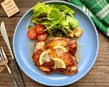 チキンソテーガーリックレモンバターソース作り方5写真