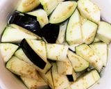 全てレンジ胸肉なす居酒屋風味噌青椒肉絲風作り方5写真