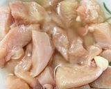 全てレンジ胸肉なす居酒屋風味噌青椒肉絲風作り方8写真