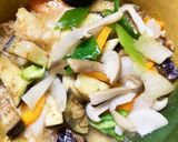 全てレンジ胸肉なす居酒屋風味噌青椒肉絲風作り方15写真