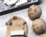 クランベリー＆レーズンがいっぱいのパン✨作り方4写真