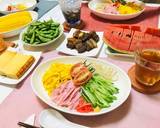 冷やし中華メインの夕飯献立作り方7写真