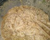 小麦粉ゼロ！水戻しパスタのお好み焼き！作り方5写真