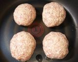 豚挽肉で☆簡単☆美味しい☆肉汁ハンバーグ作り方4写真