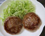 豚挽肉で☆簡単☆美味しい☆肉汁ハンバーグ作り方8写真