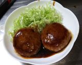 豚挽肉で☆簡単☆美味しい☆肉汁ハンバーグ作り方10写真