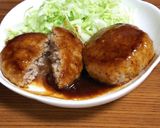 豚挽肉で☆簡単☆美味しい☆肉汁ハンバーグ作り方11写真