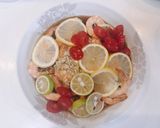 柠檬虾（エビとレモンの酢和え)作り方5写真