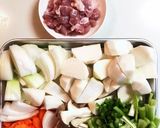 鶏肉/かぶ/きのこ☆深くて優しいスープ作り方2写真