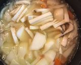 鶏肉/かぶ/きのこ☆深くて優しいスープ作り方5写真