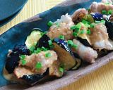 揚げ焼きなすと豚肉のごま味噌ポン酢作り方6写真