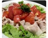 簡単！完熟トマトソースの冷しゃぶパスタ♡作り方7写真