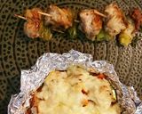 豚バラのネギ留め焼き作り方5写真