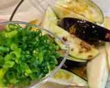 焦がしガーリック香る水茄子のサラダ♡作り方10写真