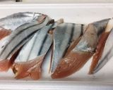 カツオ切り身のにんにく味噌焼き。作り方1写真