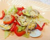味付け簡単☆あさりとキャベツの酒蒸し☆作り方5写真