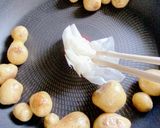 レンチン小芋(じゃがいも)のカレー炒め作り方4写真