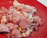 鶏ガーリック焼きとしらすの明太子和え丼作り方1写真