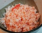鶏ガーリック焼きとしらすの明太子和え丼作り方4写真