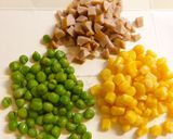 3色白玉♪たれはカレー風味作り方1写真