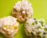 3色白玉♪たれはカレー風味作り方2写真