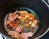 ベーコンと豆のピリ辛オイスタースープ作り方2写真