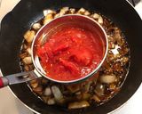 鶏むね肉とチーズ入りトマトソースパスタ作り方5写真