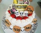 FORTNITEのバースデーケーキ作り方2写真
