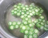白だしでわかめオクラスープ作り方3写真