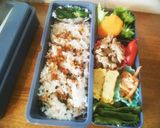 男子高校生のお弁当(記録用)作り方1写真