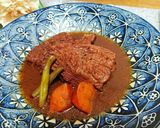 簡単☆豚肉の赤ワイン煮☆作り方5写真