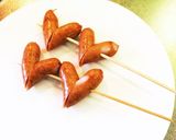 BBQ☆ハートのウインナー作り方2写真