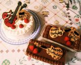 ギターのバースデーケーキ作り方4写真