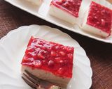 レアチーズ★焼かないケーキ★いちごソース作り方7写真