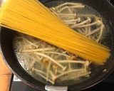 エノキの出汁が凄いワンポット和風パスタ作り方4写真